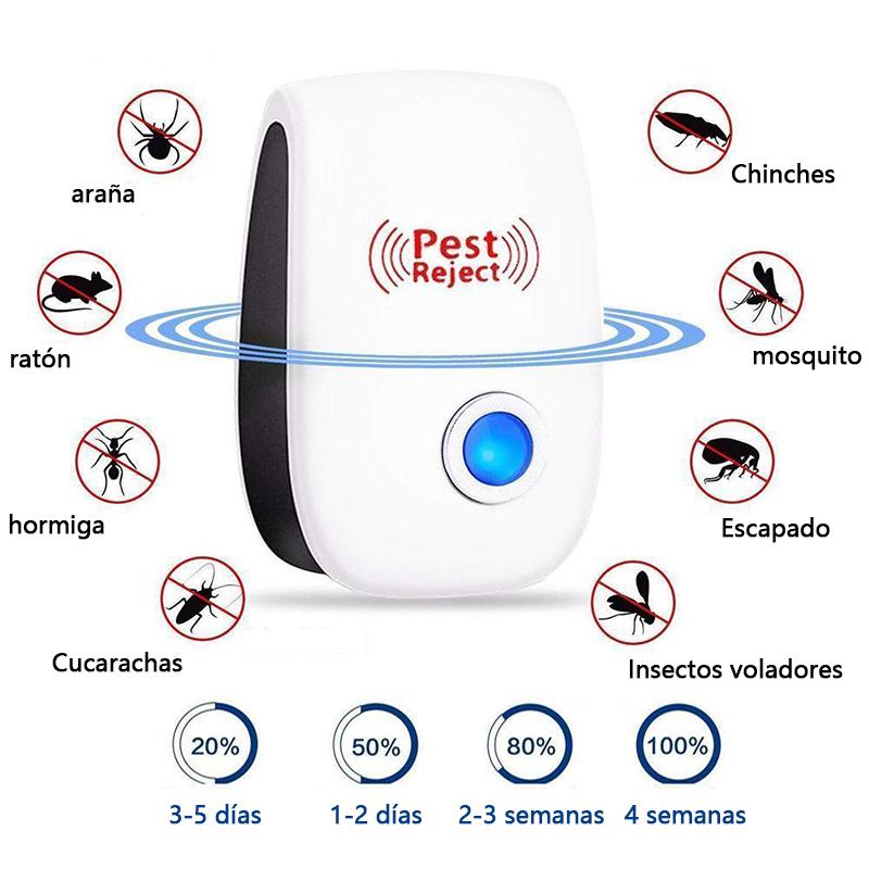 Repelente Ultrasónico Insectos y Roedores - Pest Reject™