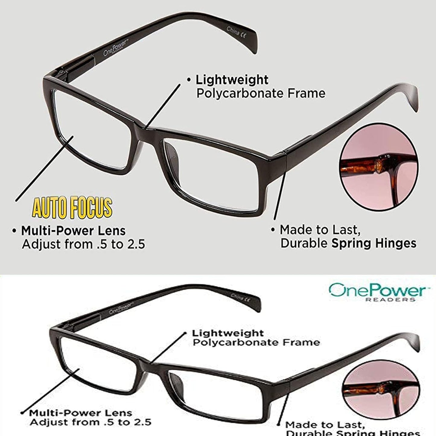 Gafas Multifocal de lectura OnePower