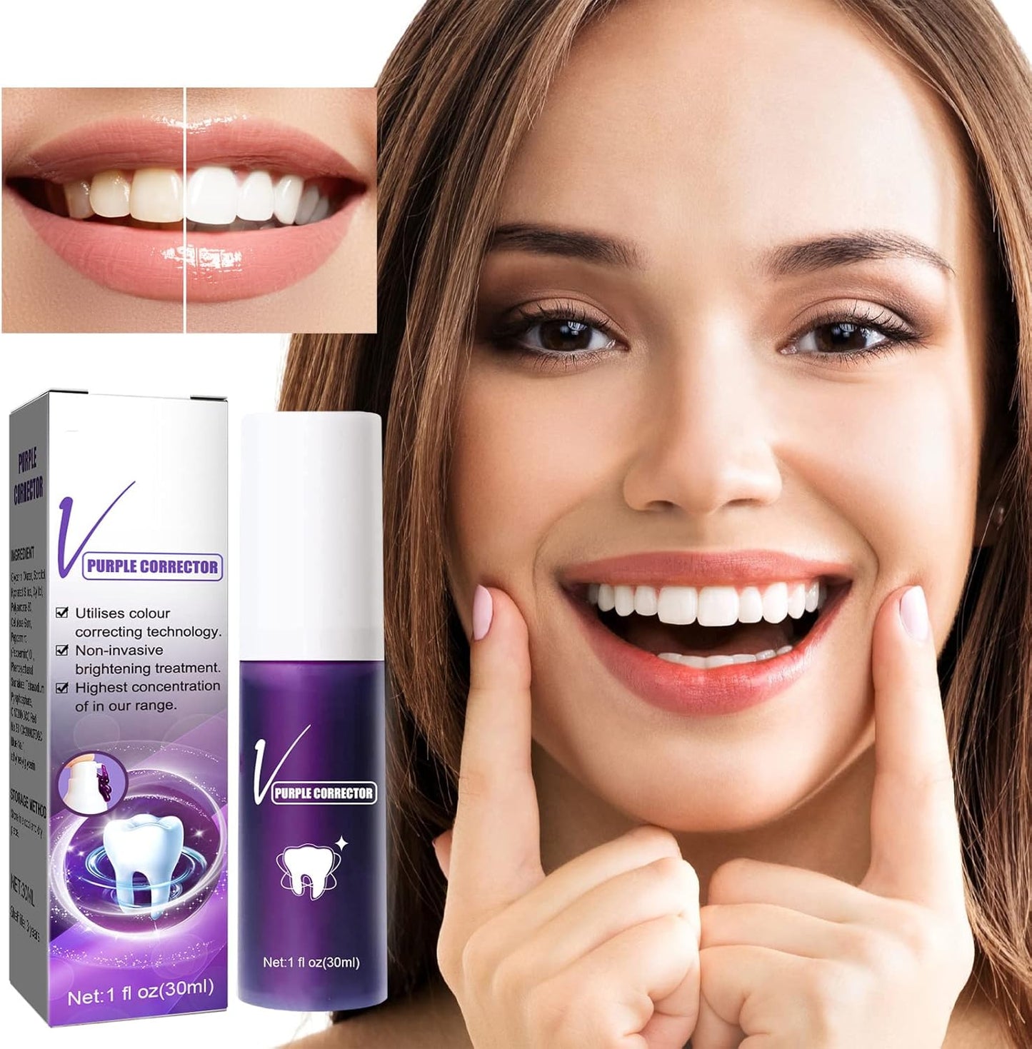 Blanqueador Dental Morada v34 - JAYSUING