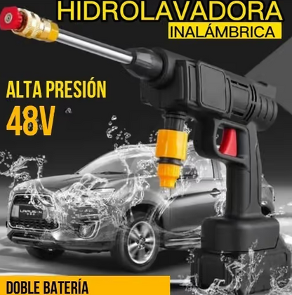 Pistola de alta presión portátil.