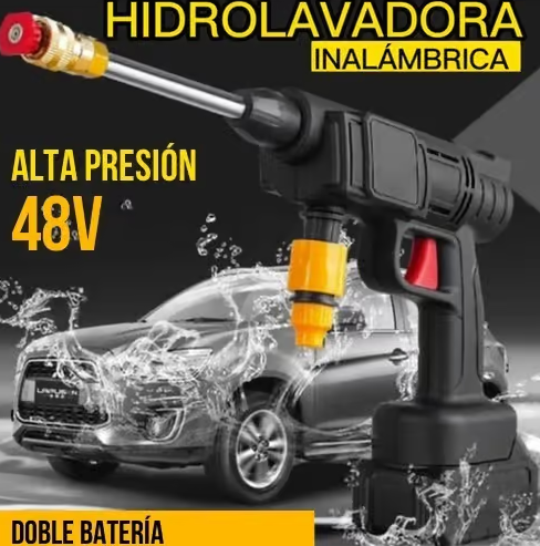 Pistola de alta presión portátil.