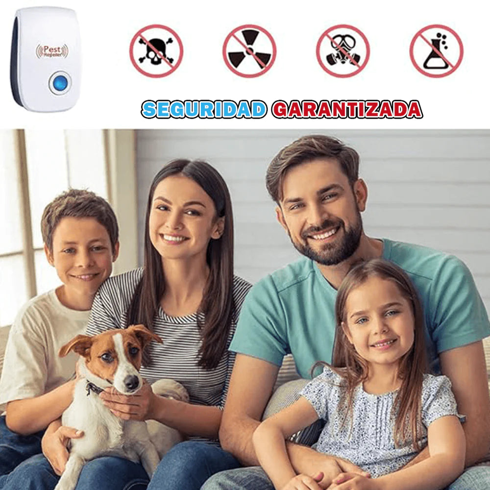 Repelente Ultrasónico Insectos y Roedores - Pest Reject™