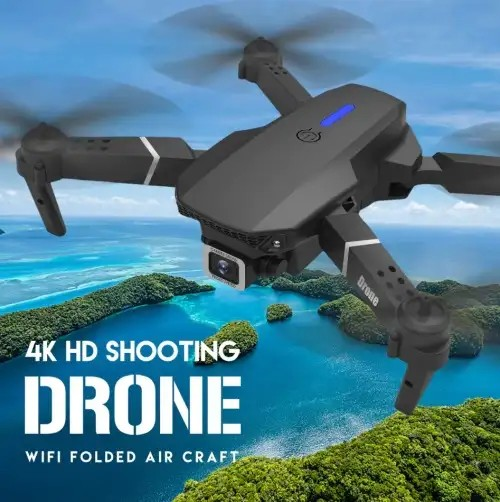 Dron con doble cámara 4K + Maletín Gratis